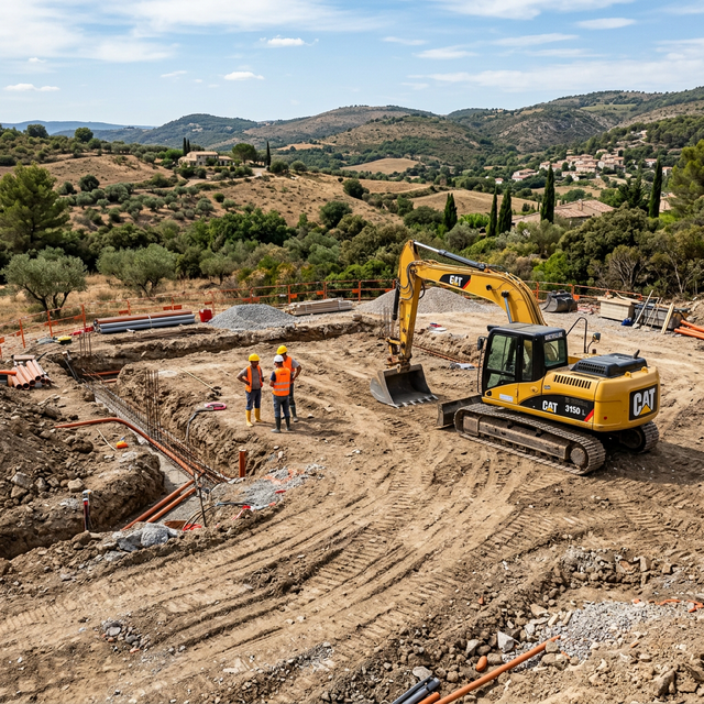 Travaux VRD voirie réseaux divers dans le Var
